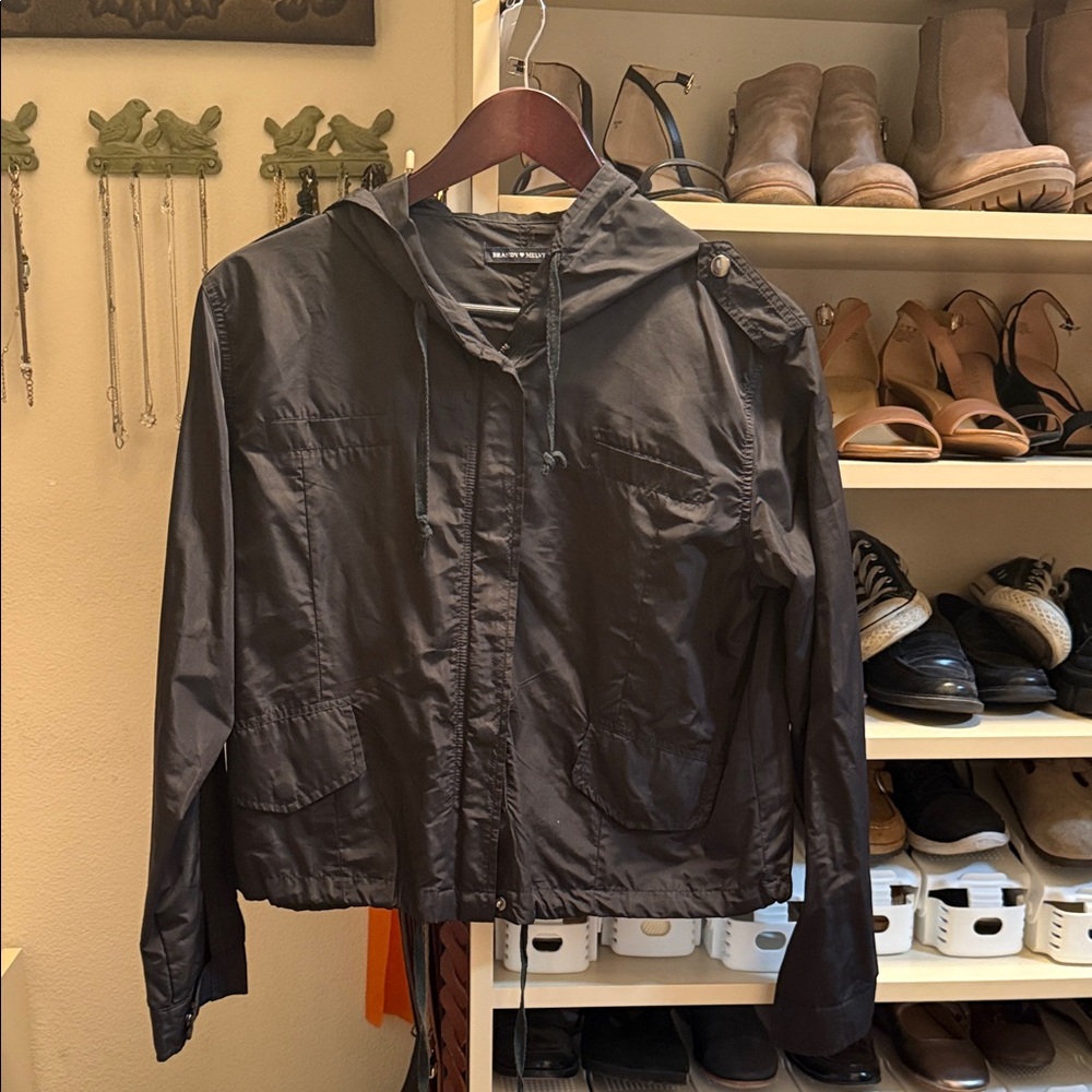 Brandy Melville Charcoal Utility Jacket